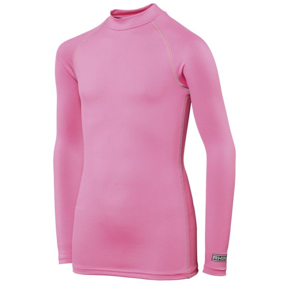 Rhino Childrens Big Boys Long Sleeve Thermal Underwear Base Layer Vest Top / Pin